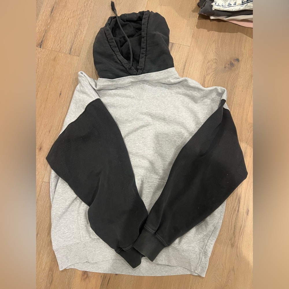 Brandy Melville Black and Gray Hoodie